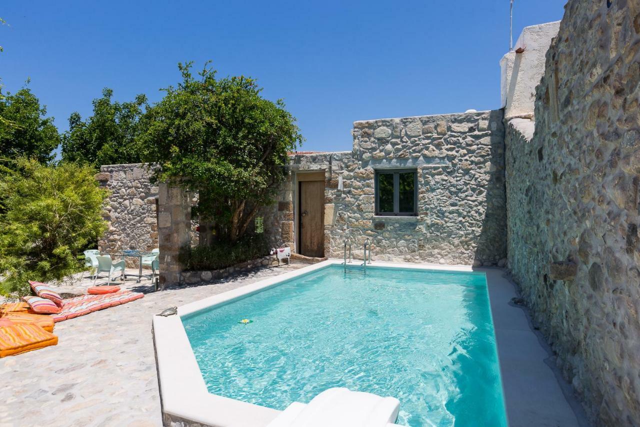 Muazzo Creta Stone House, Nature Escape With Pool, By Thinkvilla Pigi  Екстер'єр фото
