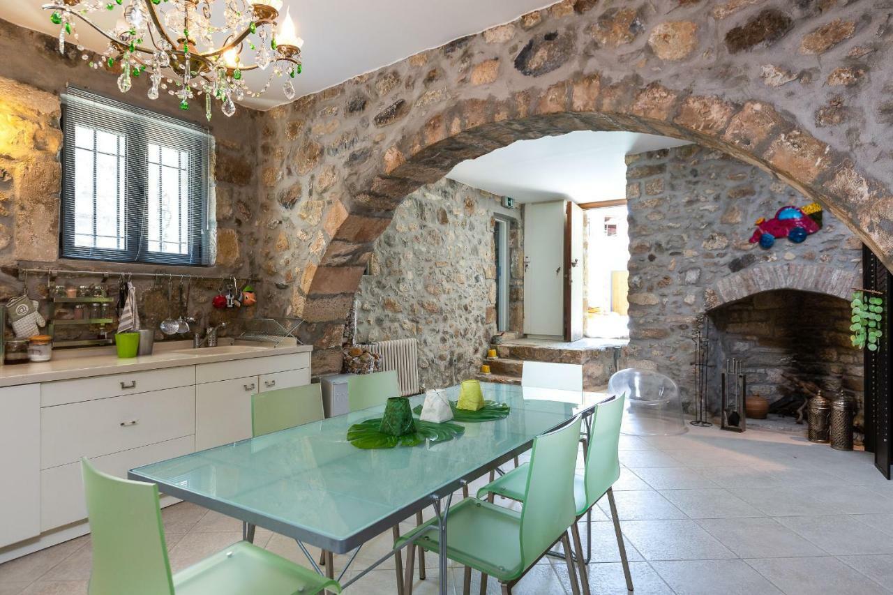 Muazzo Creta Stone House, Nature Escape With Pool, By Thinkvilla Pigi  Екстер'єр фото