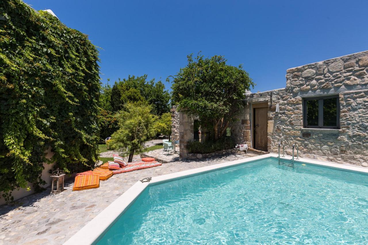Muazzo Creta Stone House, Nature Escape With Pool, By Thinkvilla Pigi  Екстер'єр фото